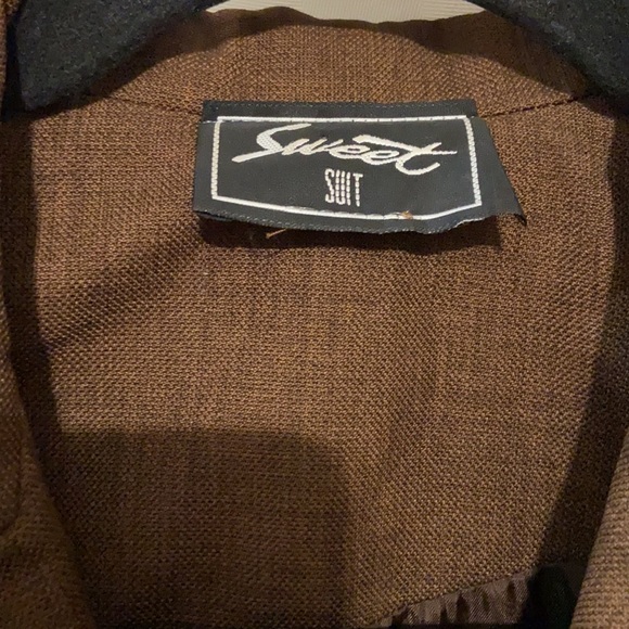 Brown vintage suit jacket - Picture 3 of 3